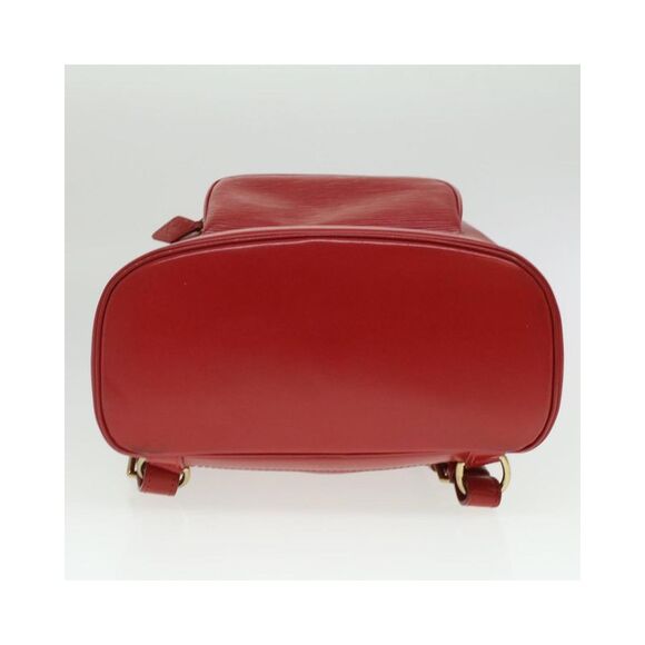Pre Loved LOUIS VUITTON Epi Montsouris MM Backpack Monaco 700th Red LV Auth - Picture 5 of 8